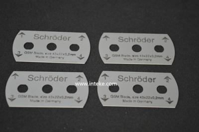 China 200PCS/Box Sample Cutter Blades Use To Install On Shroder GSM Cutter for sale