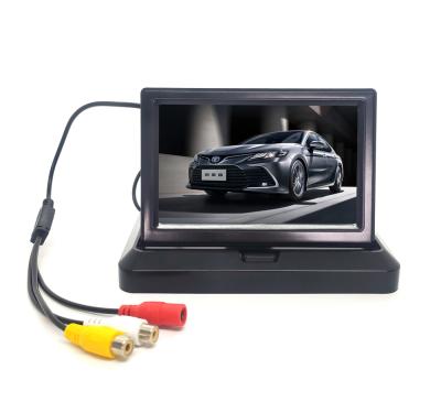 China Wholesale Car Security Rear View System 5 Inch 5 Inch Color Control Foldable Screen for sale