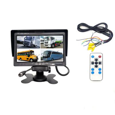 China 10.1 Inch IPS 4 Channel Recording Monitor With 8 Languages ​​HD Input Car Monitor 10.1 Inch for sale