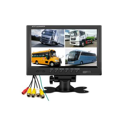 China Factory direct cable connection 9 inch car four-way monitor (AV connector) 230*154*26mm for sale