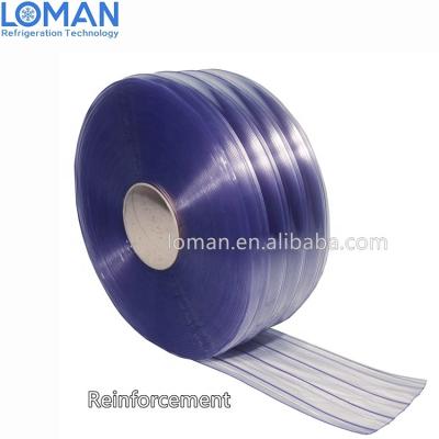 China PVC Cold Room PVC Slat Door Flexible Transparent Plastic Curtain for sale