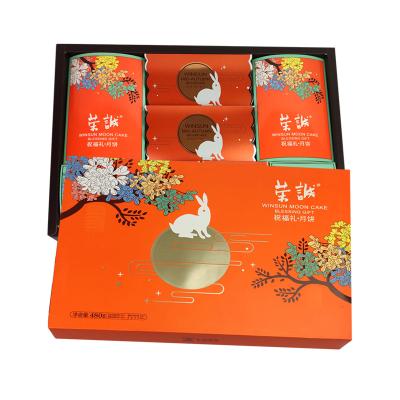 China Recycled Materials Custom Printed Luxury Gift Box With Different Inner Boxes For Cake, Cookie, Chocolate And Candy for sale