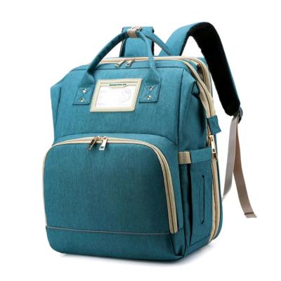 China Multi-Functional Large Capacity Water-Resistant Backpack Bagpack Mommy Travel Nappy Diaper Bag Luxury Waterproof Diaper Bag for sale