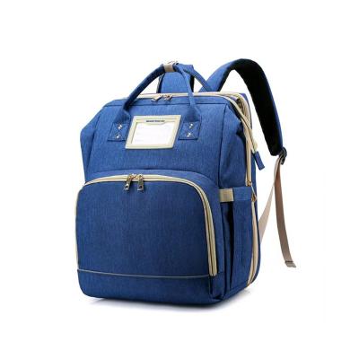 China 2022 New Large Capacity Water Resistant Stylish Mommy Baby Diaper Bag Multifunctional Newborn Diaper Backpack For Babies for sale