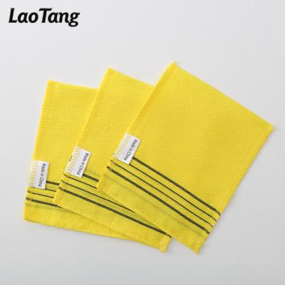 China EXFOLIATE fast delivery factory price 100% Korean style squishy body deep cleansing exfoliating gloves for sale