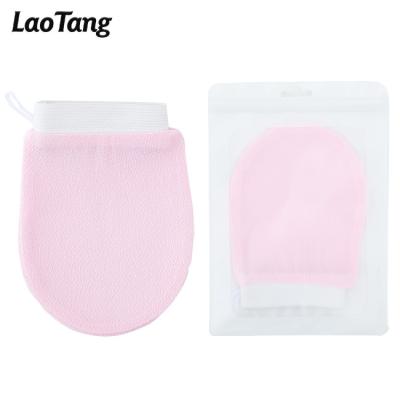 China EXFOLIATE Glove Massage Skin Remover Body Exfoliator Gloves Body Scrubber Shower Face Exfoliating Wash Glove for sale