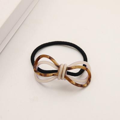 China High Quality Fashion Girls Bows Elastic Hair Ties Rope Hair Bands Headbands Women Ponytail Holder Hair Accessories for sale