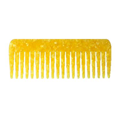 China Korean version of the girls' hair new yellow acetate flat tortoiseshell hair comb hair accessories shape to girl headdress custom comb female for sale