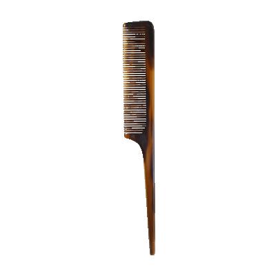 China High Quality Girls Hair Brown Rat Tail Comb For Women Acetate Long Thin Comb Pointed Tail With Dense Teeth for sale