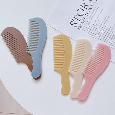 China Girls Hair Thickness Unique Design Fashion Luxury Recycled Design With Tooth Acatate Comb Set For Women for sale