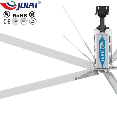 China OEM 7.3m/24ft Warehouse JULAI Large Size Hvls Industrial Ceiling Fan Large Diameter Industrial Wind Hvls Ceiling Fan for sale