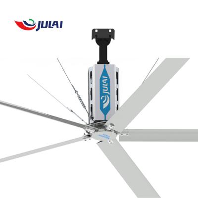 China Warehouse JULAI RTS 5.5m/18ft Fan Blade Warehouse Orient Ceiling Fan Industrial Exhaust Fan for sale