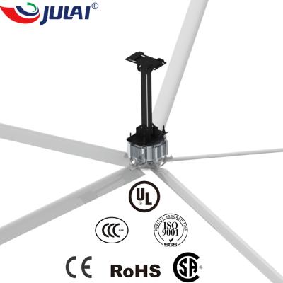 China Best Selling Hotel Goods JULAI RTS 5.5M 18FT HVLS Using Components Metal Industrial Exhaust Fan for sale