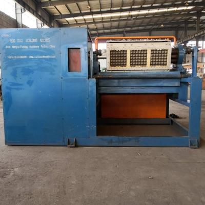 China 2 Colors Paper Pulp Molding Rotary Egg Tray Machine 150kg/H Waste Paper Consumption for sale