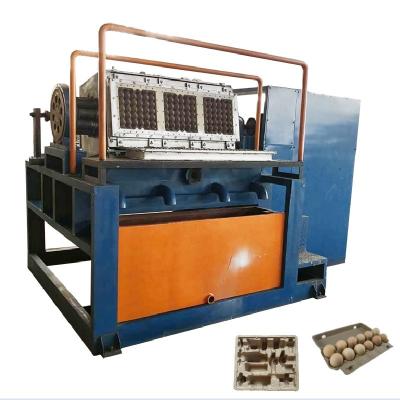 China 50Hz Rotary Egg Tray Maker Machine Met Brick / Metal Dryer Pulp Molding Machine Te koop