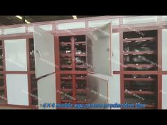 4+4 molds egg carton machine production line