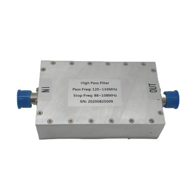 China Air Band 118~136MHz High Pass Filter or Pass Band Filter or GTLBQ-100 Cavity Filter for sale