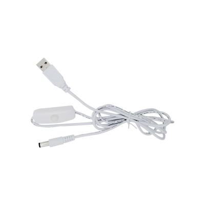 China Desk Lamp Lighting 1.5 Meters Good Quality Power Cable LED Charging Cable USB With Switch DC Cable for sale