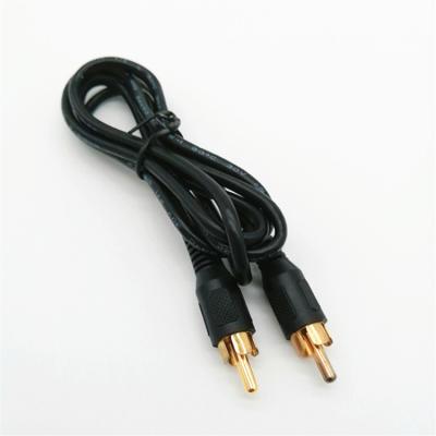 China Good Price RCA Audio Male To Male Audio Cable With Shielded And Finely Processed Gold Plated Audio Cable for sale