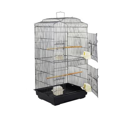 China Wholesale New Design Breathable Three Layer Pet Parrot Bird Cage Large For Cheap for sale