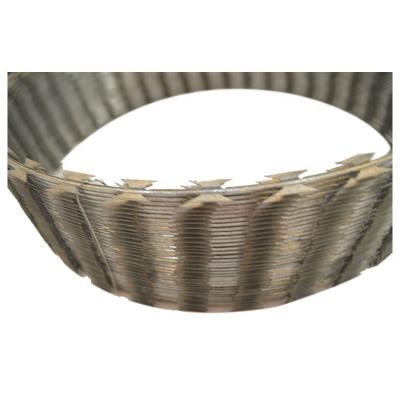 China BTO-12/18/22 Type BTO-12/18/22 Concertina Type Razor Barbed Wire Military Road Low Price Accordion Barbed Wire For Sale for sale