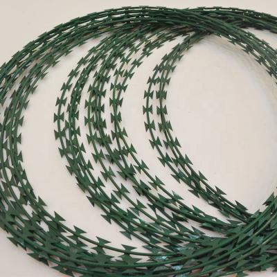 China BTO-22 plastic road razor barbed wire on sharp quality hot sale with ISO9001 price for sale