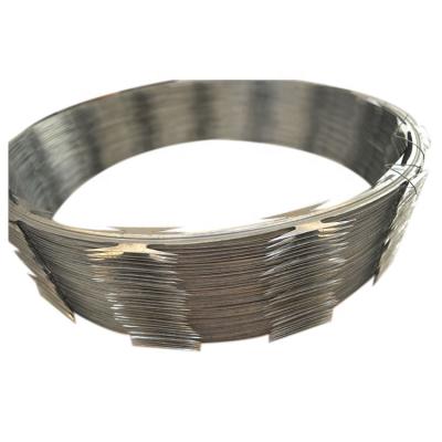 China Road 700mm Security Galvanized Razor Concertina Wire With Pallet for sale