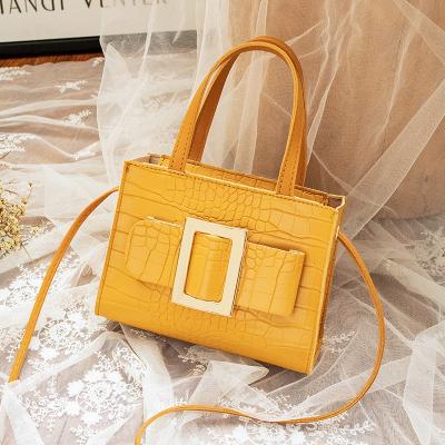 China 2022 Hot Sale Fashion Small Ladies Handbags For Women PU Shoulder Cross - Body Mini Phone Crocodile Leather Handbags for sale