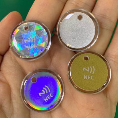 China HF 13.56mhz RFID Small Dynamic Metal Waterproof / Waterproof Phone Anti NFC Tag Waterproof Label for sale