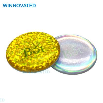 China Custom Waterproof/Waterproof Three-dimensional Epoxy Hologram Chip NFC Sticker Tag Decals For All Phones for sale