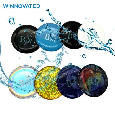 China Waterproof / Logo Print Waterproof Die Cut Double Sided 13.56 MHz Business Card NFC Smart Sticker Label for sale