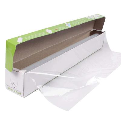 China Household wrap fresh pe wrap 100% biodegradable plastic moisture proof kitchen cling film for food packaging for sale