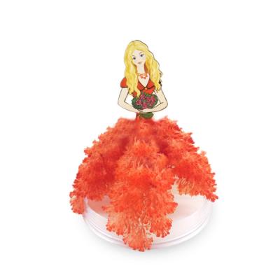 China Europe Magical Growing Hot Magical Growing Tree Toy Princess Colorful Dress for sale