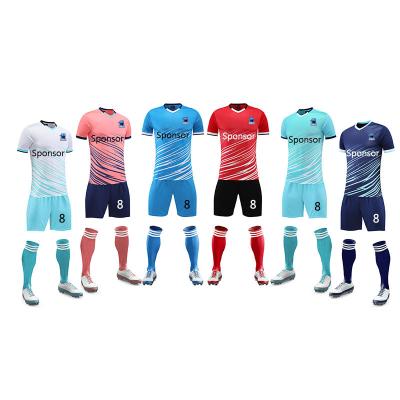 China Quick Dry Blank Sublimation Soccer Jersey Football Jersey Kit Custom Cheap Team Customization for sale