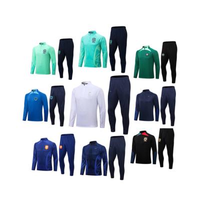 China 22-23 New Breathable Best Quality Club National Team Soccer Tracksuits Soccer Tracksuit Men Kids Kids for sale