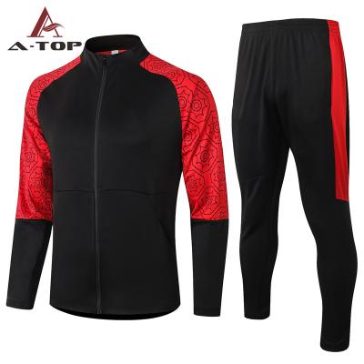 China Breathable Wholesale High Quality Design 10-2XL T-shirts Football Jackets Soccer Tracksuit for sale