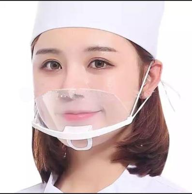 China Convenient Best Quality Mouth Shield Plastic Anti-fog Mouth Guard For Food Maker Restaurant Kitchen Cover Sanitary Mask For Adult for sale