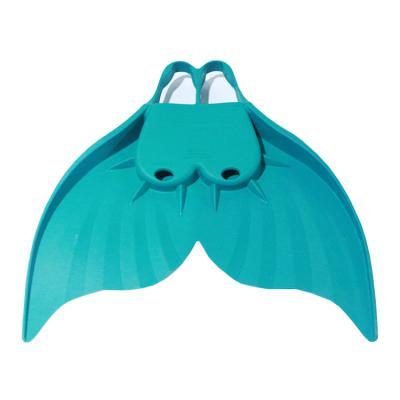 China 2020 NEW latest style full silicone mermaid tail silicone monofin convenient for kids and adult for sale