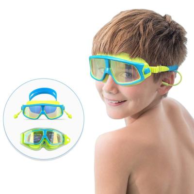 China Anti Scratch Kids Cartoon Funny Swimming Goggles Look Away Anti Scratch Free Anti Fog Anti UV Swim Goggles Swimming Goggles for sale