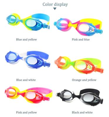 China 4-10 years old cute kids anti-fog swimming goggles with case for sale