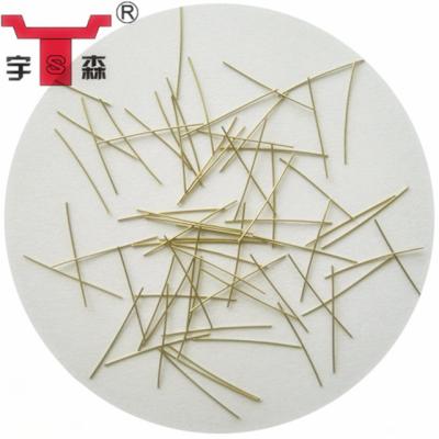 China Yusen Brand Industrial Copper Coated Micro Steel Fiber 0.2*6mm Steel Fiber for sale