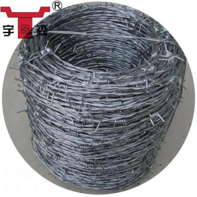 China Galvanized barbed wire fence for sale