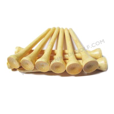 China Fujian Bamboo Gold Bamboo Bare Golf Tees Bamboo Golf Tee Manufacturer for sale