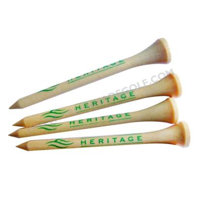 China Wholesale Fresh Promotional Bamboo Tee Natural Bamboo Wooden Golf Tee Bamboo Tees for sale