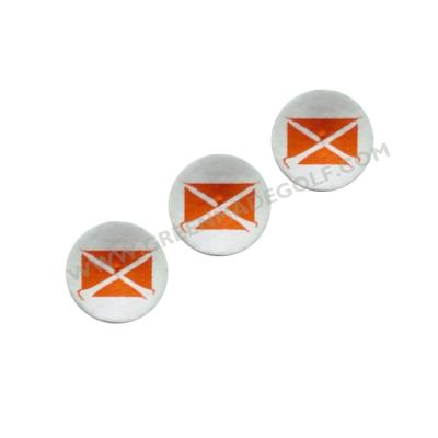 China Nice Orange Logo Wooden Golf Tees Bulk Unbreakable Golf Tee for sale