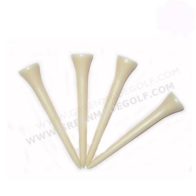 China Cornstarch plastic biodegradable golf tee, PLA golf tees for sale