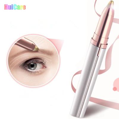 China Household Eyebrow Facial Hair Remover Tool Mini Electric Precision Eyebrows Pen Safe Trimmer Epilator for sale