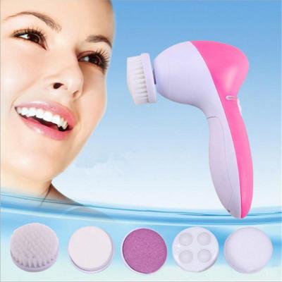 China Skin Tightening Device Electric Facial Cleansing Device Popular Skin Care Massager Scrub Brush Pore Cleansing Facial Brush for sale