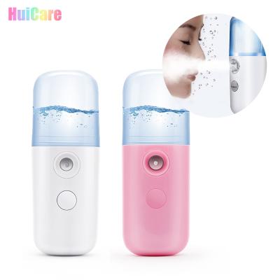 China Outdoor Portable Cool Mist Maker Diffuser Air Moisturizer 30Ml Home Office Woman Sprayer Facial Humidifier for sale