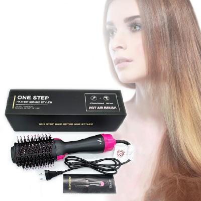 China Ionic Salon Multifunction 3 in 1 Hair Dryer Styling and Volumizing Blow Hot Air Blow One Step Hair Dryer for sale